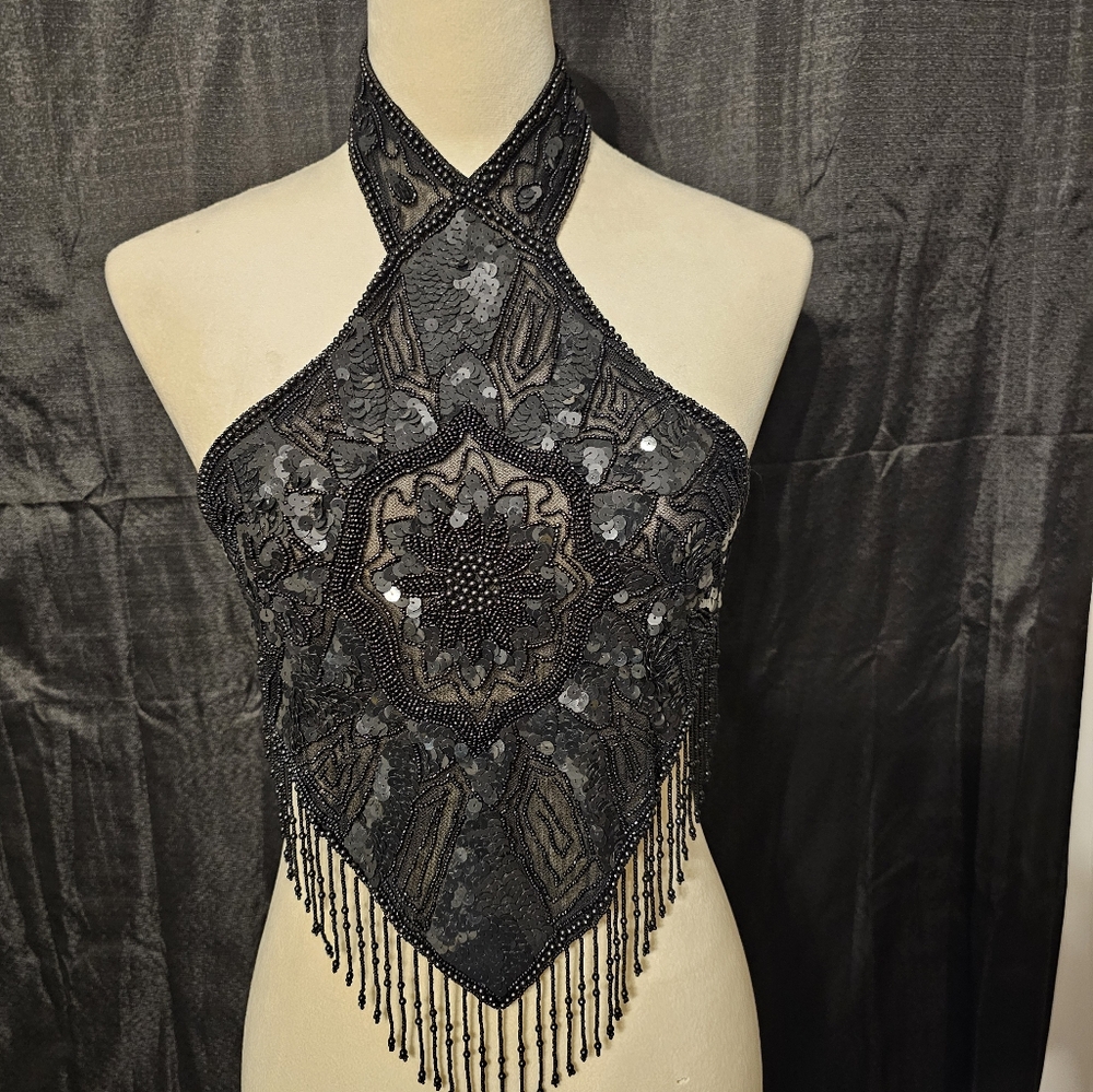 Sexy Gianni Versace Beaded Top